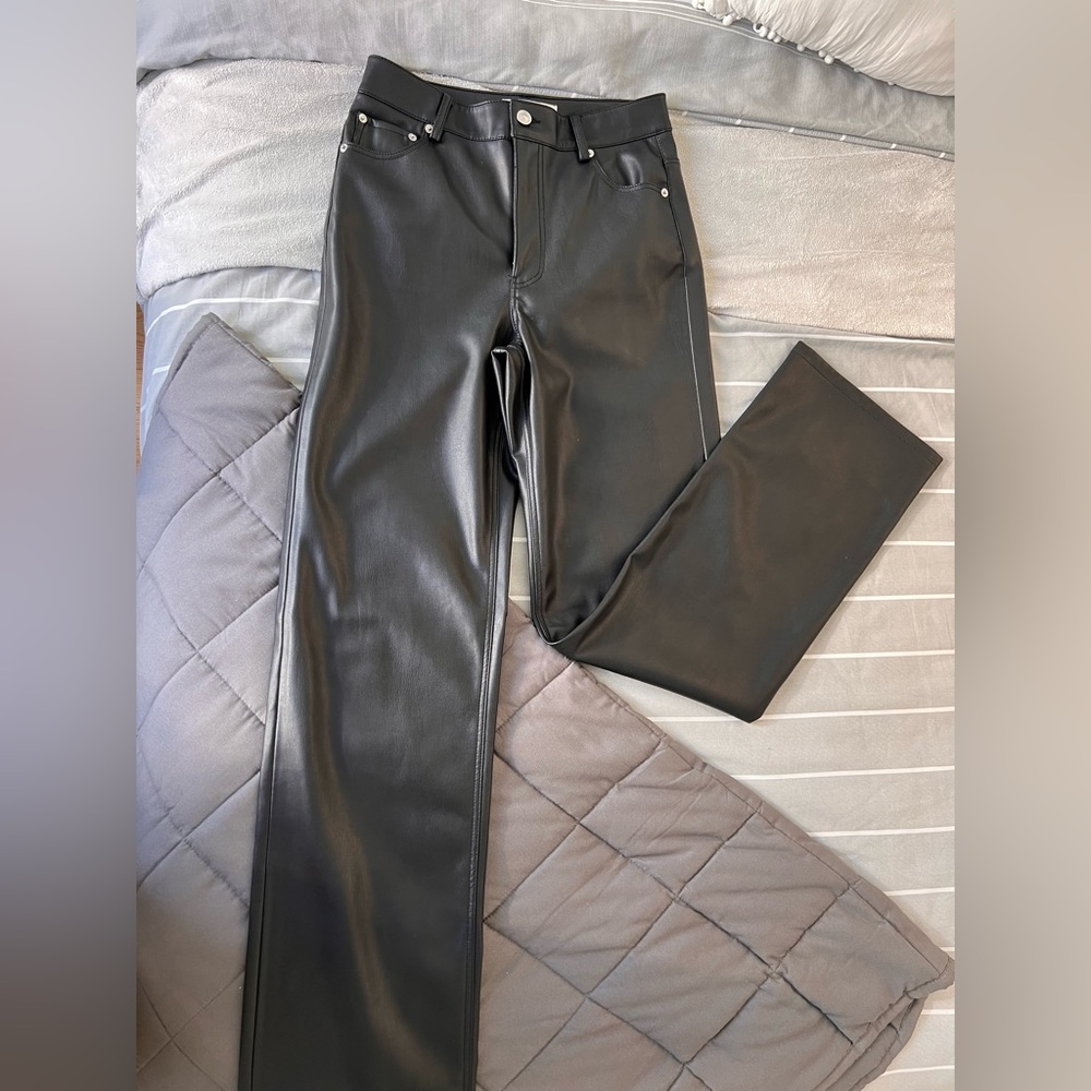 ZARA Leather pants - Size 4